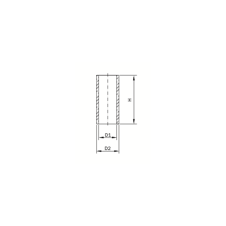 Glass cylinder for viewing window 5171 AWH, NIOB