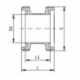 Connecting Piece DIN Male/Male AWH