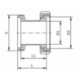 Connecting Piece DIN Male/Liner AWH