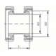 Connecting Piece DIN Liner/Liner AWH