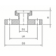 Flange with Male Part PN 10 AWH