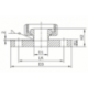 Flange with Liner and Nut PN 10 AWH