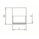 Full Socket EN 10241 with cylindrical internal thread acc. to EN 10226-1 AWH